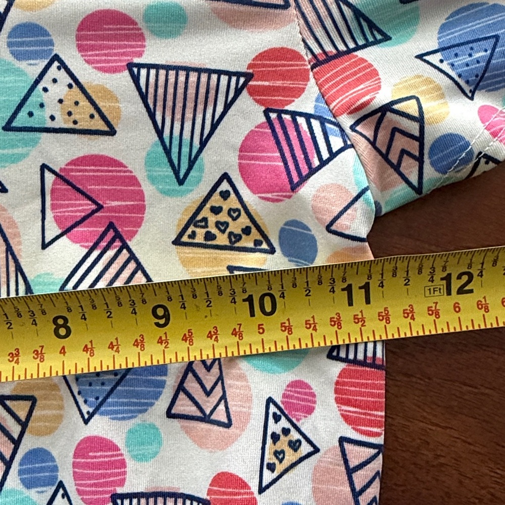 Dot Dot Smile triangle geometric swing Dress short sleeve 5/6 - Picture 5 of 6
